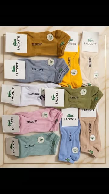 جوراب مچی نخی طرح لاگوست (lACoSTE)