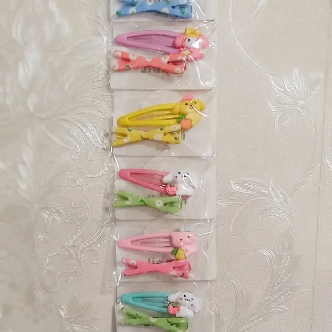 پک دوعددی گیره موفانتزی (طرح عروسکی وپاپیونی )